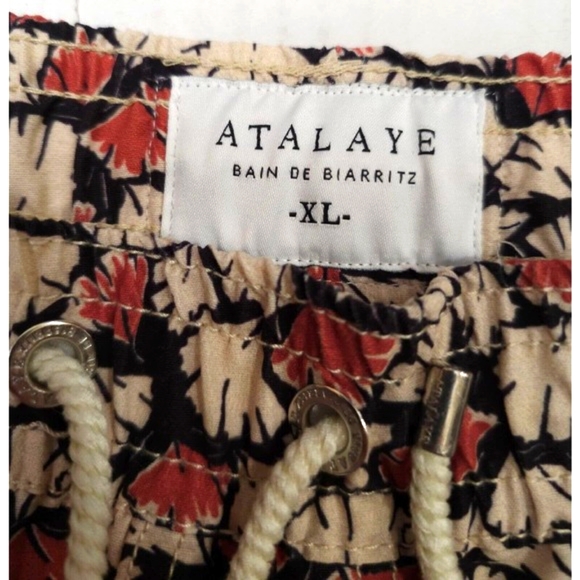 Atalaye Men's Bain De Biarritz Portugal Swim Trunk Shorts Liner XL W 33 NOWT - Picture 7 of 8